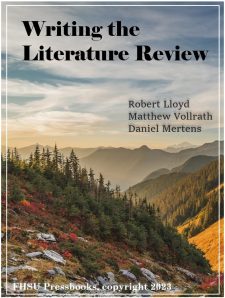 Writing the literature review book cover