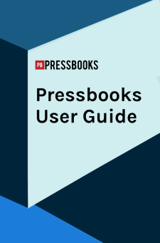 Pressbooks User Guide book cover