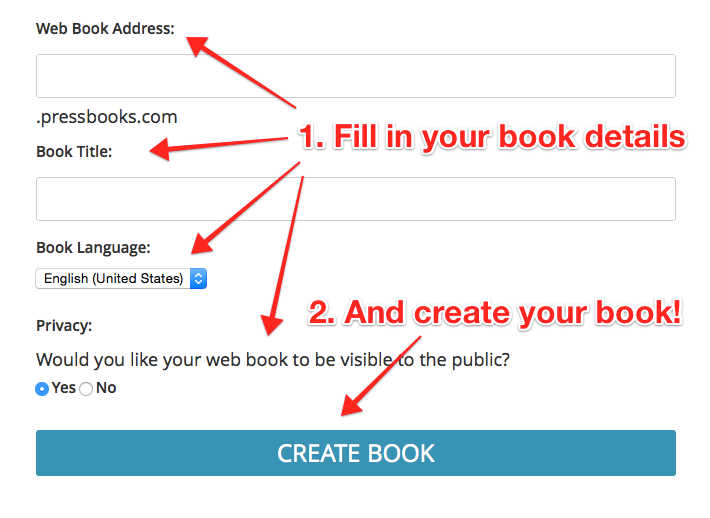 Enter your book details